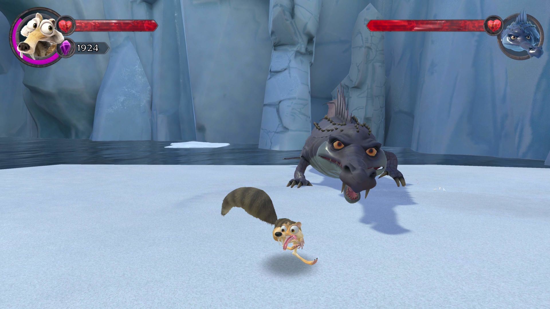 Ice Age_ Scrat's Nutty Adventure Boss fight