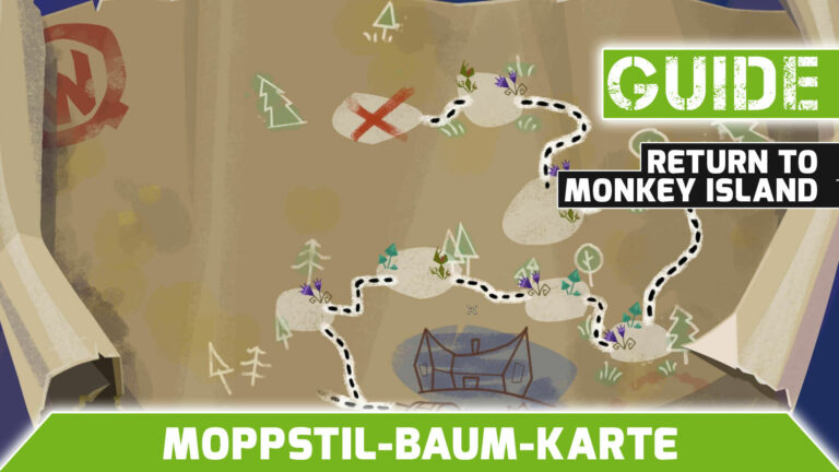Moppstil-Baum-Karte